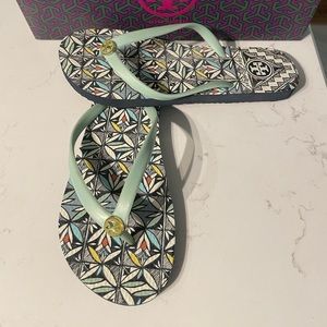 Tory Burch Thin Rubber Flip Flops